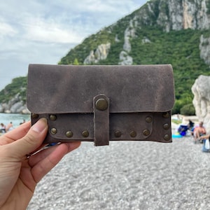 Handmade Leather Tobacco Pouch, Personalized Leather Rolling Tobacco Case, Tobacco Pouch Lining, Tobacco Bag Leather, Gift for her him