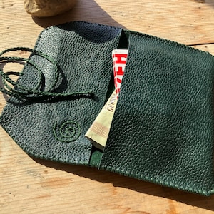 Custom Leather Tobacco Pouch, Smokers Accessories, Handmade Tobacco Pouch, Leather Tobacco Case, Leather Tobacco Bag, Tobacco Accessories