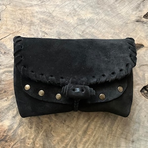 Handmade Leather Tobacco Pouch, Personalized Leather Rolling Tobacco Case, Tobacco Pouch Lining, Tobacco Bag Suede Leather, Gift for her him