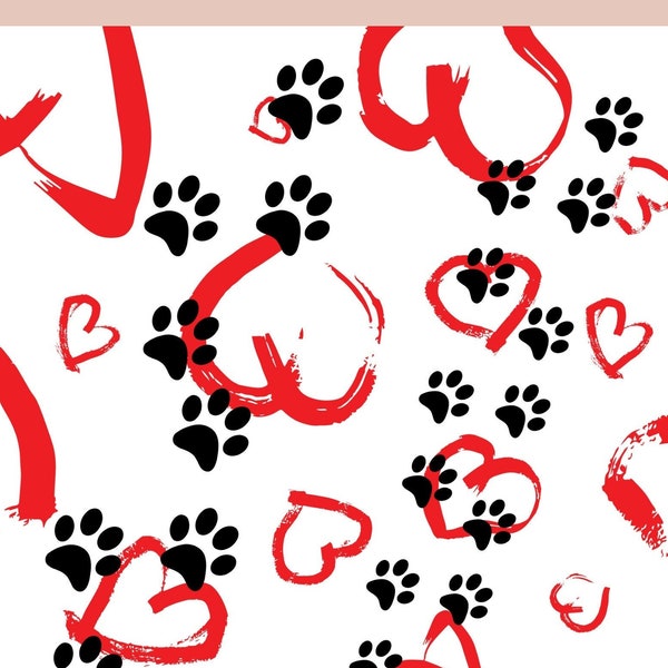 Pet Paw Print Svg T shirt Heart Paw Print Png Sweatshirt Dog Paw Svg Bag Puppy Paw Print Svg Cushion Png Pet Paw Digital Download Cat Paw