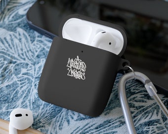 AirPods en AirPods Pro Case Cover Minimalistisch graffiti-geïnspireerd ontwerp Wit lettertype