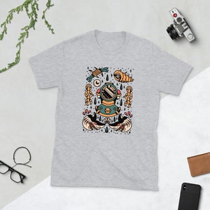 Scuba Ocean Tattoo Shirt, Old School Tattoo Shirt, Traditional Tattoo Shirt, Tattoo Clothing, Tattoo Flash T-Shirt