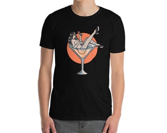 Koszulka z tatuażem dla dziewczyny, koszulka z tatuażem Old School, tradycyjna koszulka z tatuażem, odzież z tatuażem, koszulka z tatuażem Flash