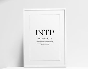 Artwork  Myers briggs personality types, Mbti, Intp