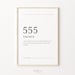 Angel Number 555 Printable Wall Art Divine Message Spiritual Message ...