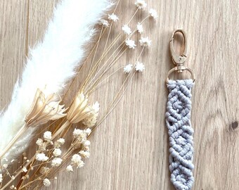 Macramé sleutelhanger