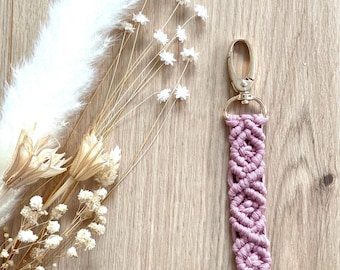 Macramé sleutelhanger