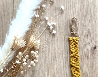Macramé sleutelhanger