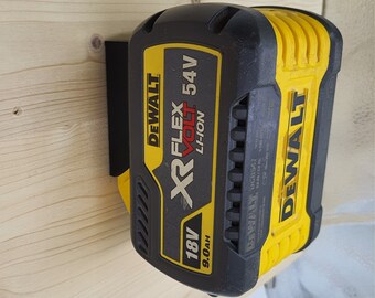 Dewalt 18V / 54V Flexvolt Akkuhalter Wandhalter Schutz  Wandhalterung Akku Halter Halterung