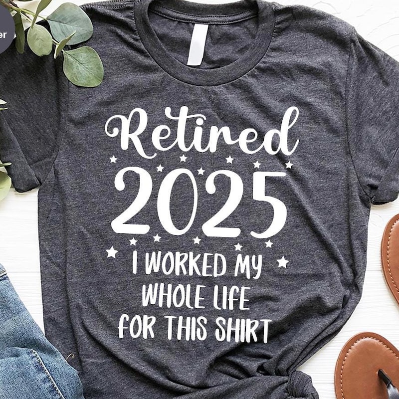 Retirement Graphic Tshirt Etsy