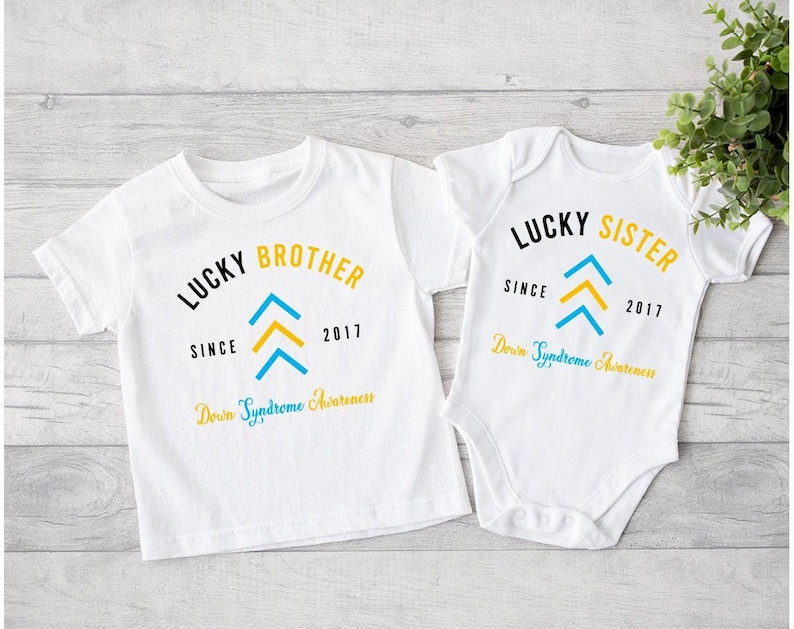Custom Down Syndrome Shirt, Lucky Mom Dad Shirt, Down Syndrome Awareness Shirts, T21 Shirt, Three Arrows Shirt, Down Syndrome Support Tee imagen 5
