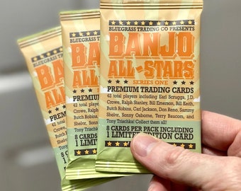 On Sale! 3 Pack - Banjo All-Star Premium Trading Cards