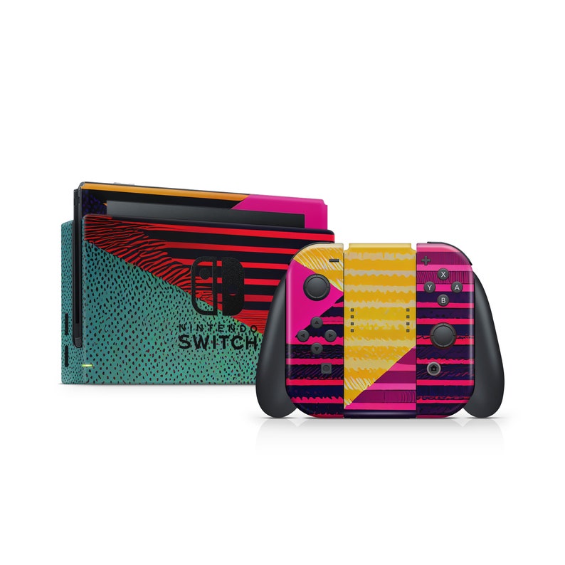 Nintendo Switch Skin, Decal Vinyl, Console Sticker, Protector Joycon