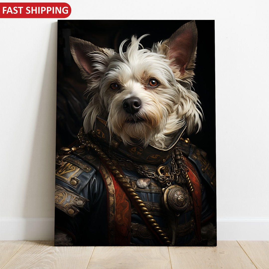 Royal Pet Portrait Custom Pet Portrait From Photo Stylized - Etsy