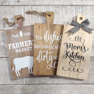 Farmhouse Mini Cutting Board, tiered tray spring, tiered tray decor, wooden tag, mini sign, tiered tray, tiered tray board, Farmhouse