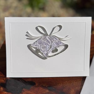 Wenskaart bruiloft of jubileum ~ Handgemaakt ~ Quilled, Quilling Paper Art