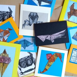 Jeu de cartes Origami aquatique