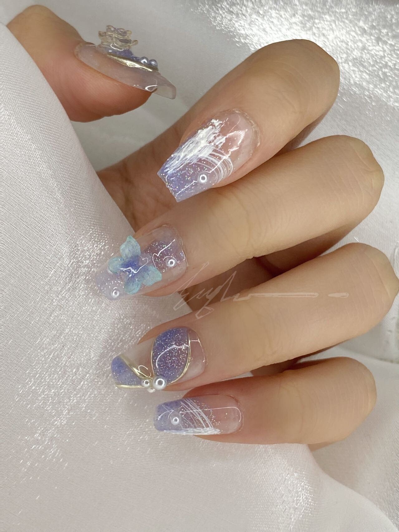 Louis Vuitton Nail Decals 6 Sheets