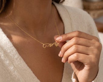 Adam's Hand Necklace, Creation Of Adam Charm Necklace, Renaissance Art Jewelry, Aesthetic Hand Pendant, Gift For Artist