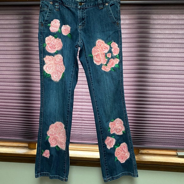 Painted Jeans Etsy