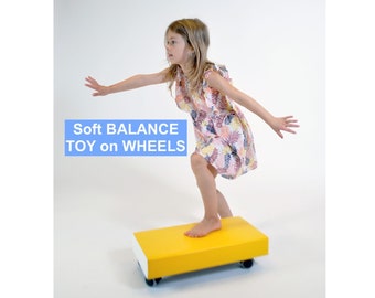 Soft BALANCE TOY on WHEELS,