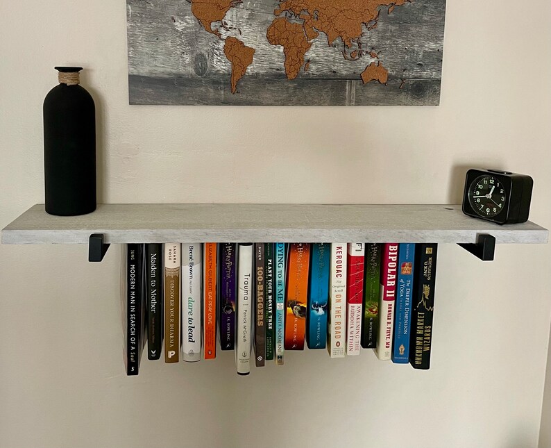 Rustic Hanging Bookshelf Fun Bookcase Gifts for Booklovers Etsy
