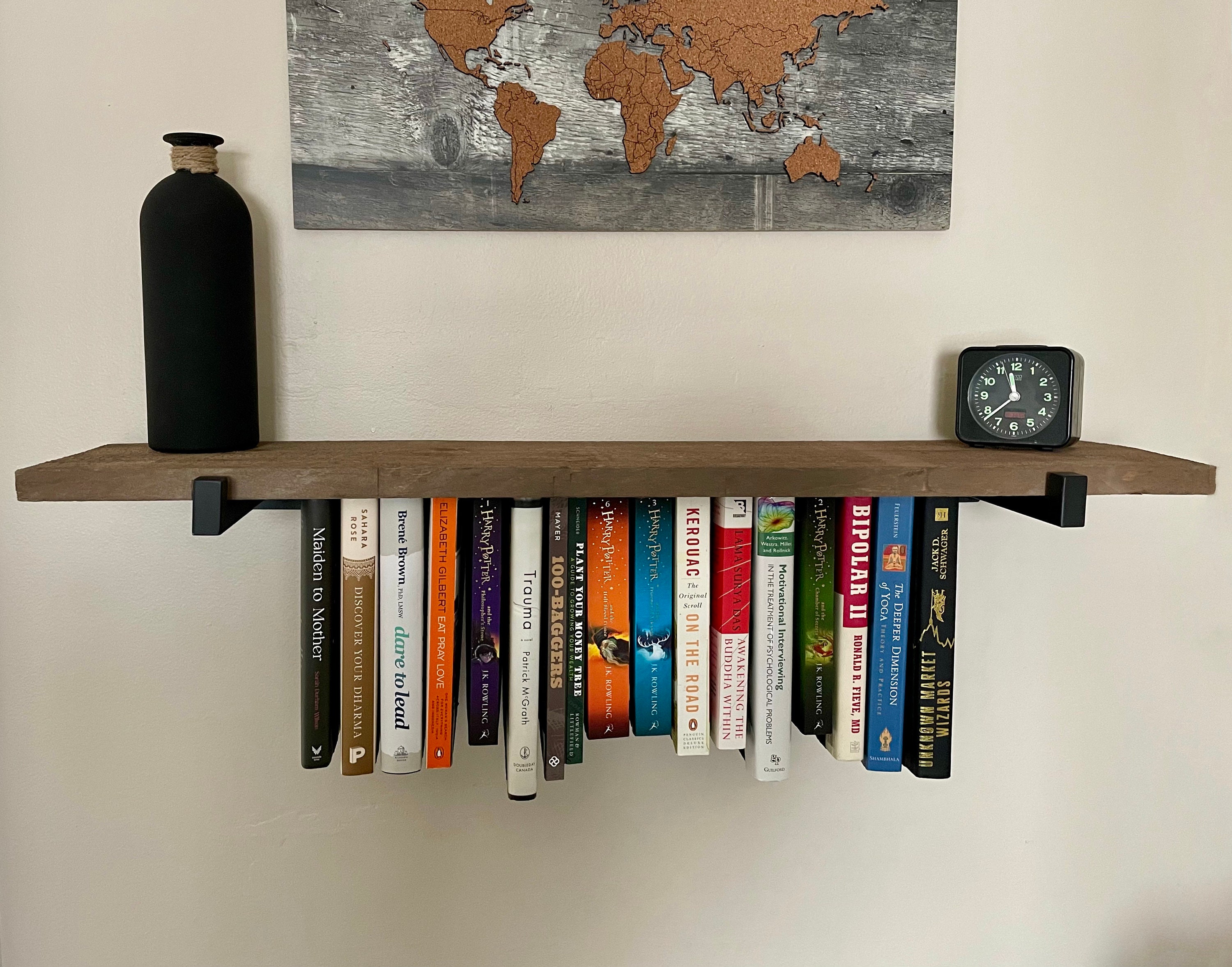 Rustic Hanging Bookshelf Fun Bookcase Gifts for Booklovers Etsy