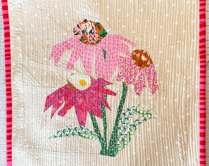 Friendship Flowers Block PATTERN ONLY | Downloadable Pattern | PDF ...