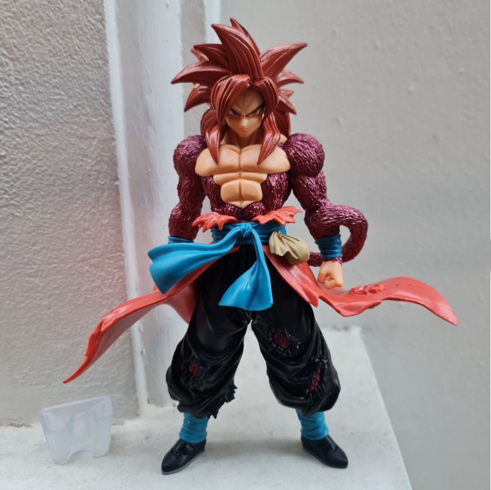 25cm Dragon Ball Z Son Goku Super Saiyan SSJ5 White Hair Ver