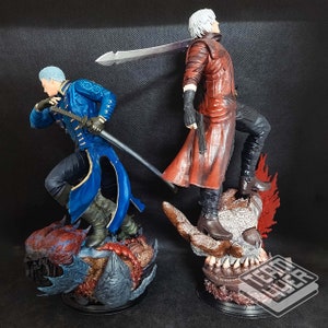 Dante And Vergil Devil May Cry 28-35cm Resin - 3D Print - Action Figure