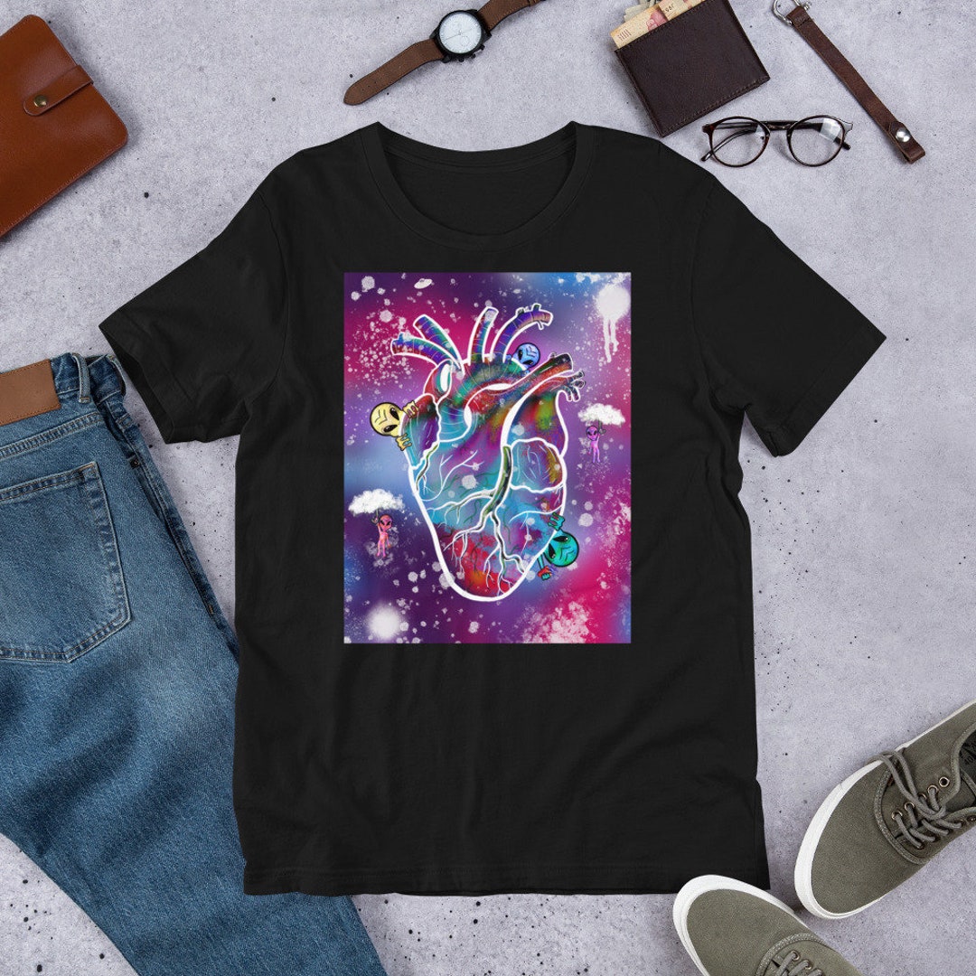 Alien Graphic Tshirt, Funny Alien Shirt, Alien Shirt, Alien Graphic Tee ...