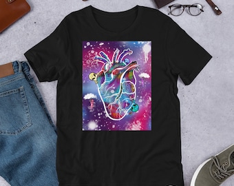 Alien grafisk t-shirt, rolig alien-tröja, alien-tröja, alien grafisk t-shirt, rymd-tröja, alla hjärtans dag-tröja, alien-tema present, alien-älskare-tröja