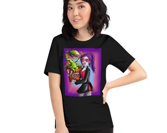 Camisa gótica de San Valentín, camisa gótica de amor, camisa gótica de vampiro de San Valentín, muérdeme camisa de San Valentín, camisa gótica de vampiro, camiseta de San Valentín linda y espeluznante