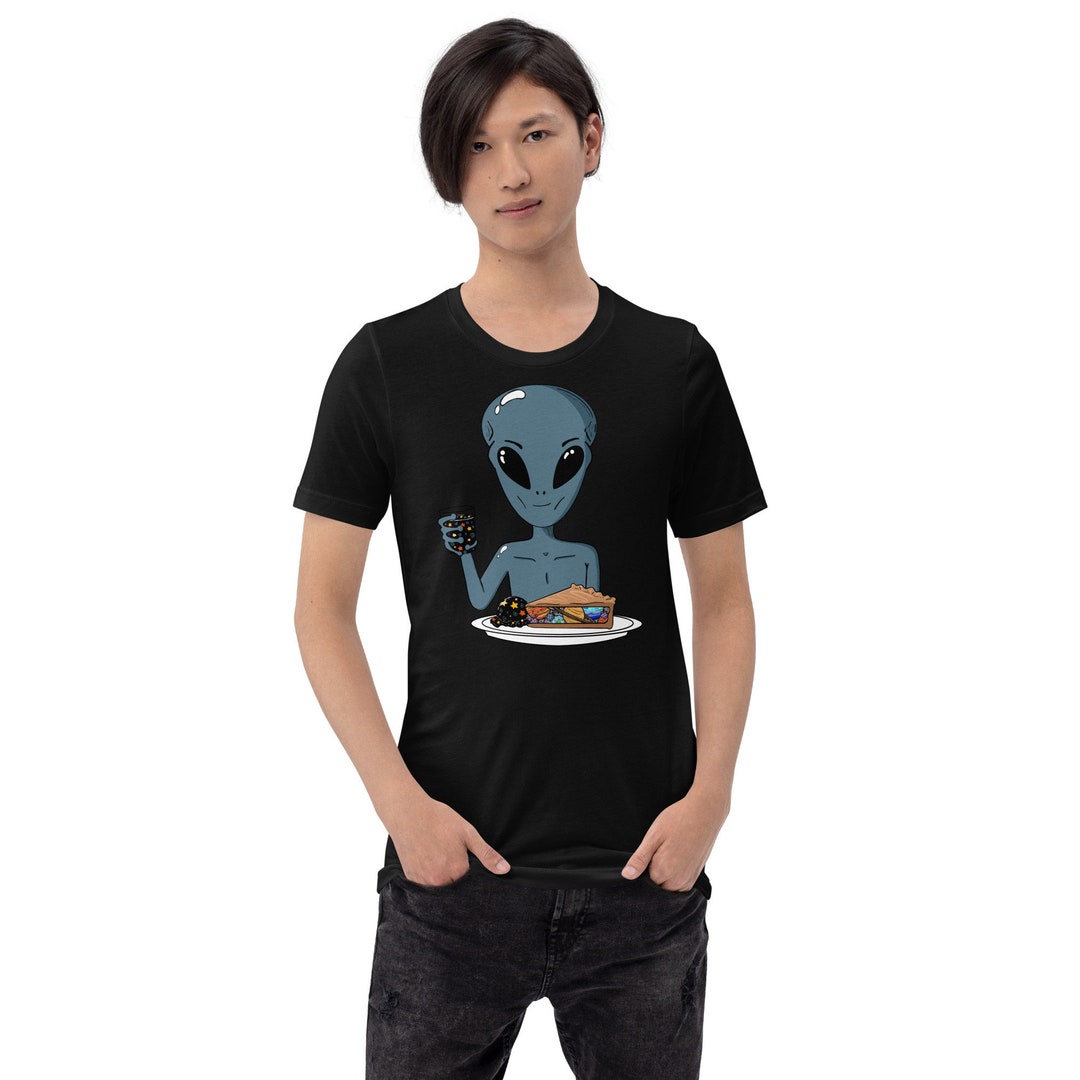 Funny Alien Tshirt, Alien Graphic Tshirt, Outerspace Shirt, Alien From ...