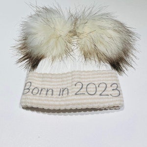 Personalised new born hats