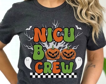 Halloween NICU T-Shirt, Neonatal Intensive Care Shirt, Halloween Nurse Sweater, NICU Crew Nurse Shirt, Gift For NICU Nurse, Future Nurse Tee