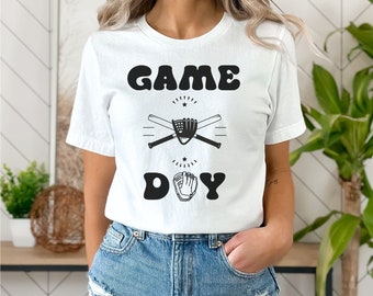 Baseball Game Day Shirt, Gameday Baseball T-Shirt, Baseball Mom Shirt, Baseball Spirit TShirt, Baseball Coach Tee, Sports Mom Shirt