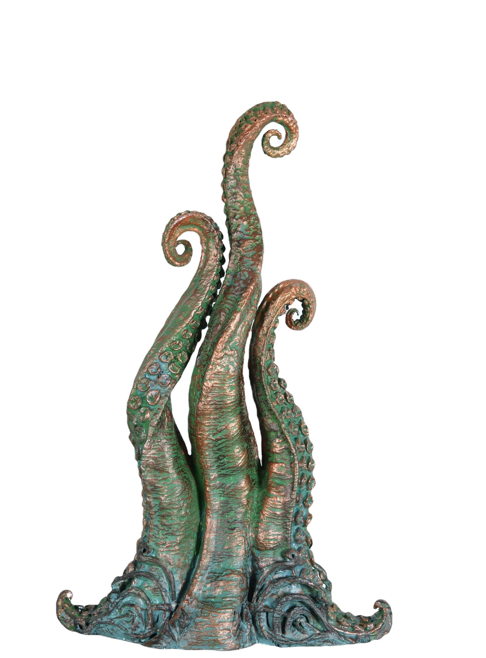 Tentacle Kraken Octopus Statue, Lovecraft Gothic Sculpture Table Lamp Cthulhu Mythos Fantasy