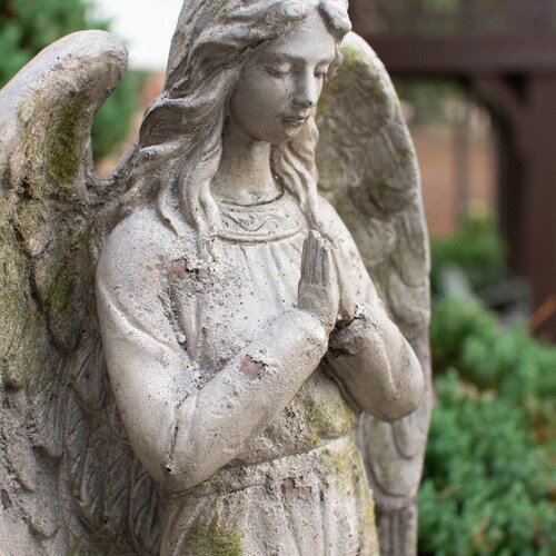 Angel Statue Figurine Garden Yard Art Decor Etsy