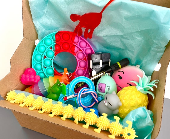 Buy Fidget Box Containing 5 Toys Autism ADHD Stress Anxiety Neurodivergent Mochi Pop It Online in India Etsy