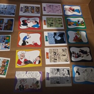 Popeye Collection Cards, over 1,000 card collection