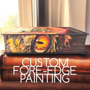 Libro da pittura Iron Flame Fore-Edge, pagine dipinte a mano, libro in edizione speciale Rebecca Yarros personalizzato, amanti dei libri fantasy, arte di libri personalizzata