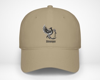 Stronger Hip Hop Cap, Motivational Rap Fan Hat, Streetwear Baseball Cap Gift for Music Lovers and Hustlers