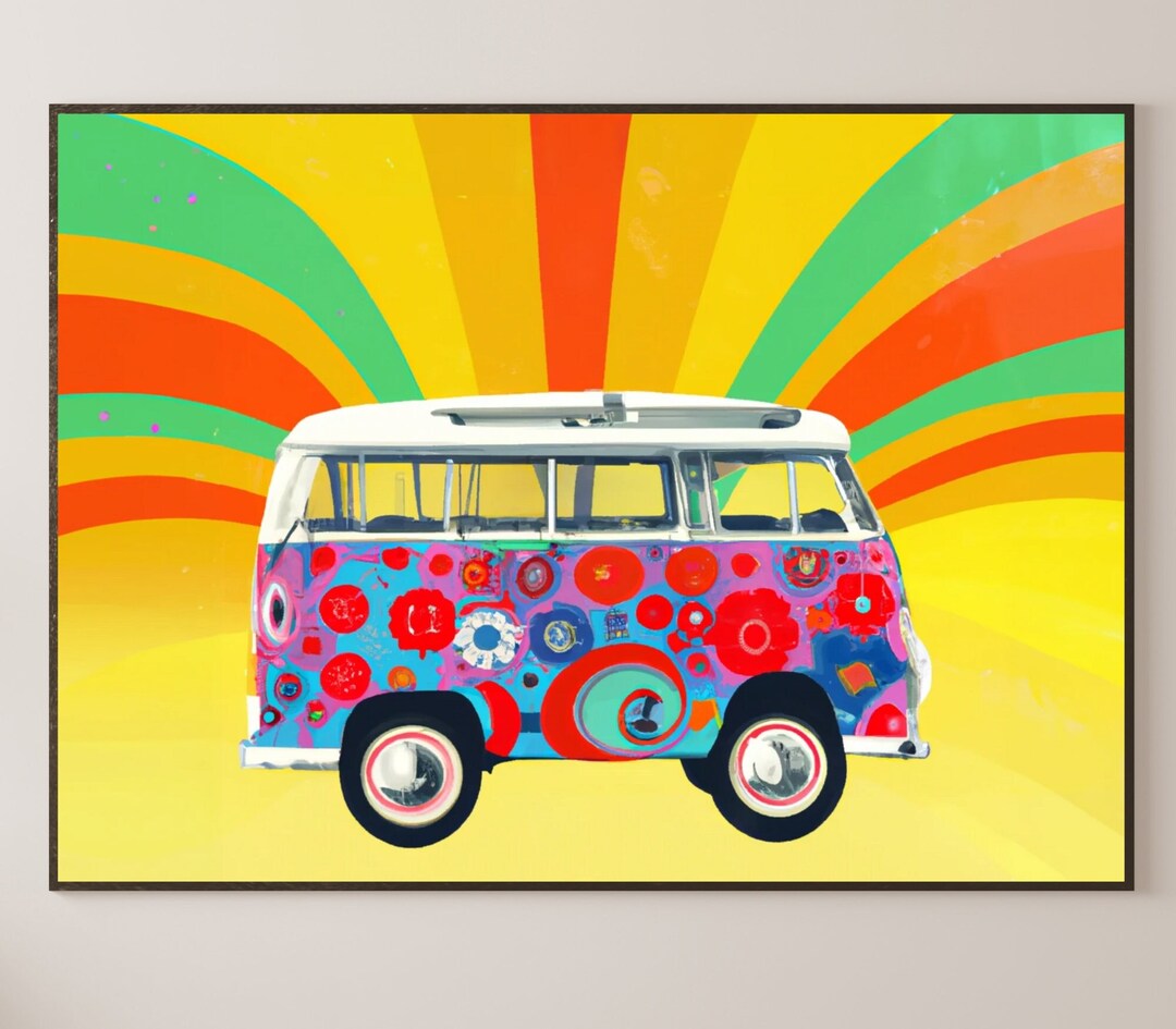 VW Bus Decor Vw Bus Volkswagen Vw Decor Bus VW Bus Print - Etsy