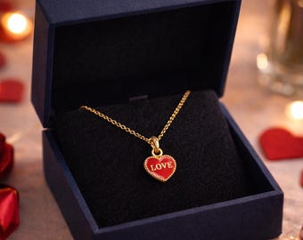 Minimalist Heart Necklace – Valentine’s Day Gift for Her