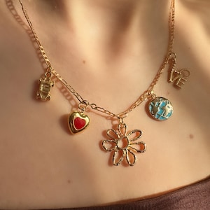 Custom Charm necklaces for Women, Build Your Own Custom Charm Necklace, Pick Your Charms, Personalized Necklace, Personalized Gift Ideas
