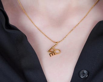 パスポートチャームネックレス：ステンレススチール製トラベル