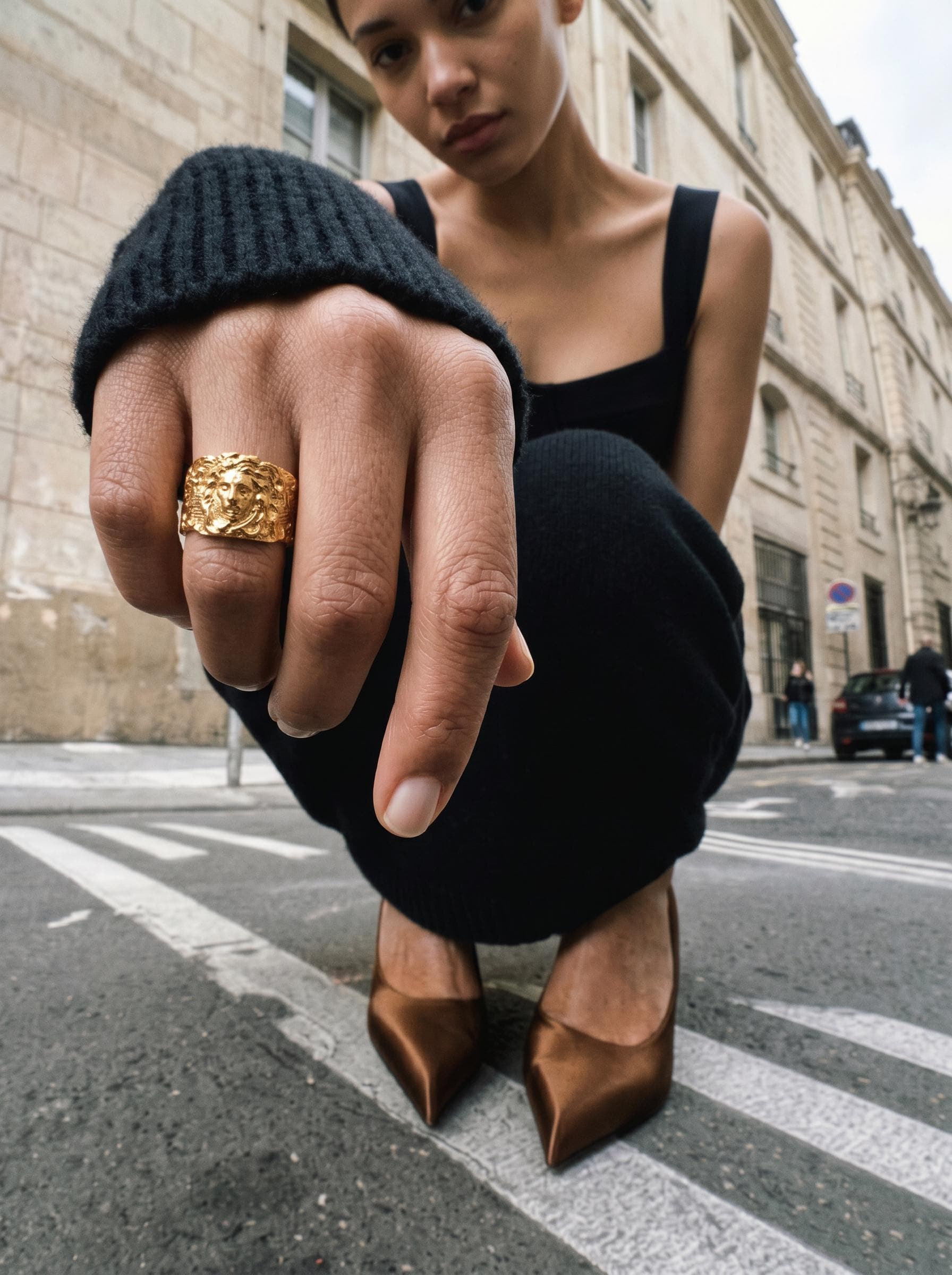 Versace Gold Ring - Etsy Canada