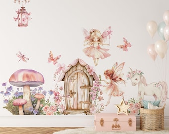 Fairy Wall Decals: Whimsical Nursery Room Decor