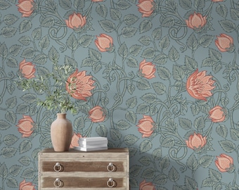 william morris wallpaper, william morris wallpaper peel and stick, vintage wallpaper peel and stick,